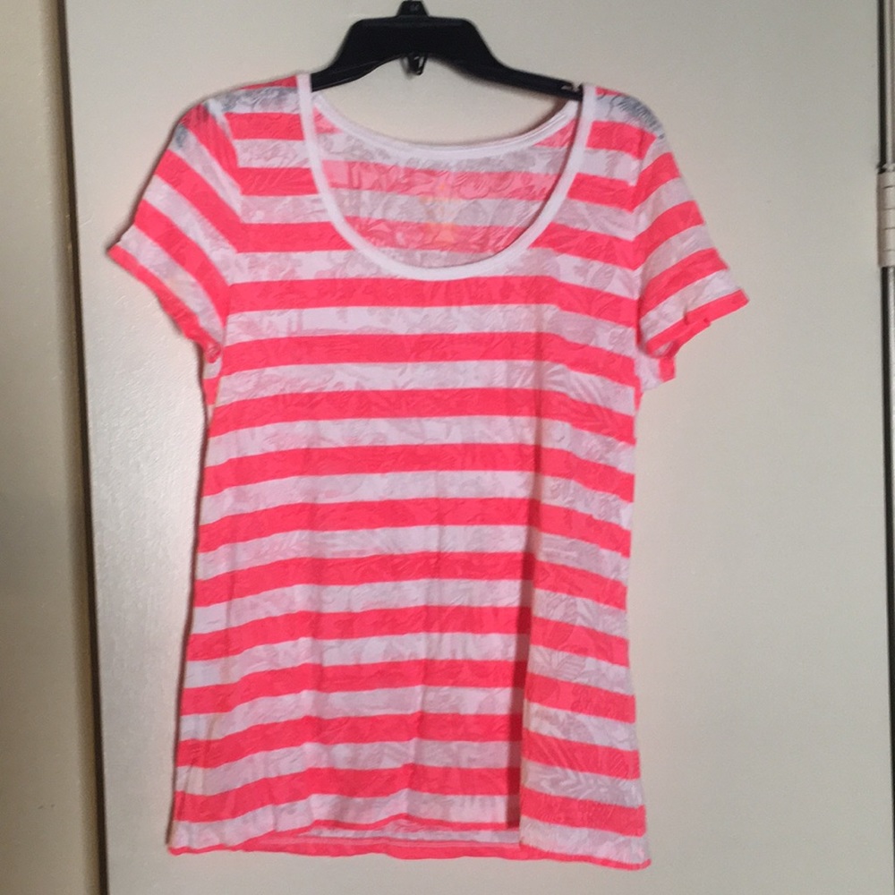 American eagle neon pink and flower print